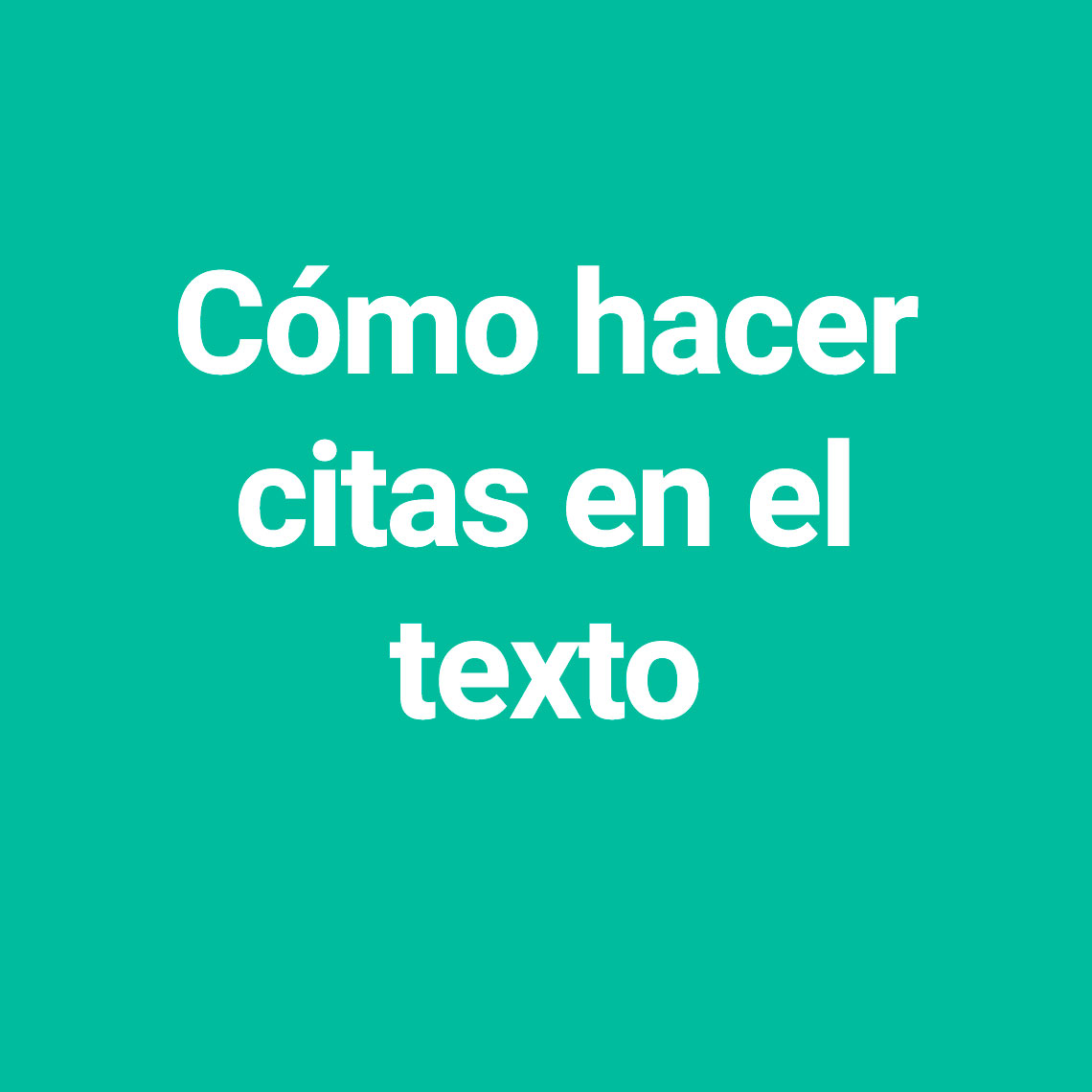 Com fer cites en el text