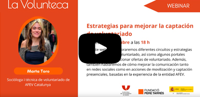 Webinar: Estrategias para mejorar la captación del voluntariado