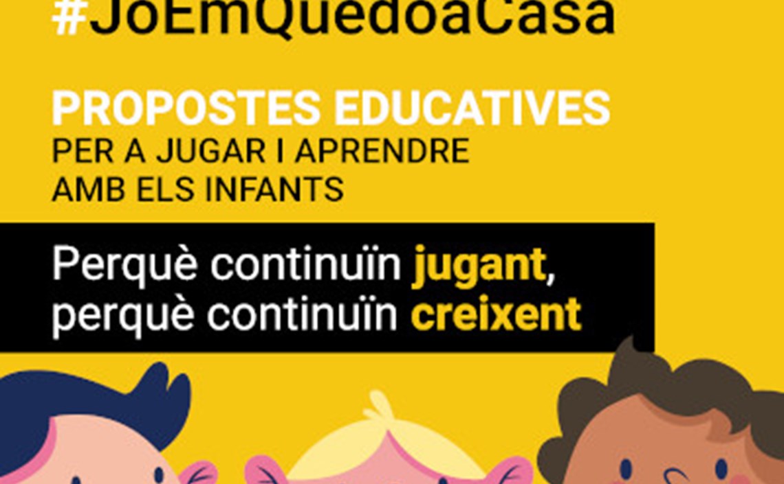 La Fundación Pere Tarrés lanza una campaña digital para ofrecer a familias y niños recursos educativos para los días de confinamiento